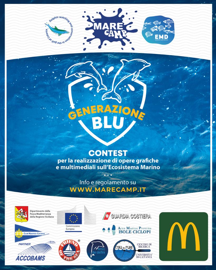 Locandina Contest Generazione Blu Marecamp2021